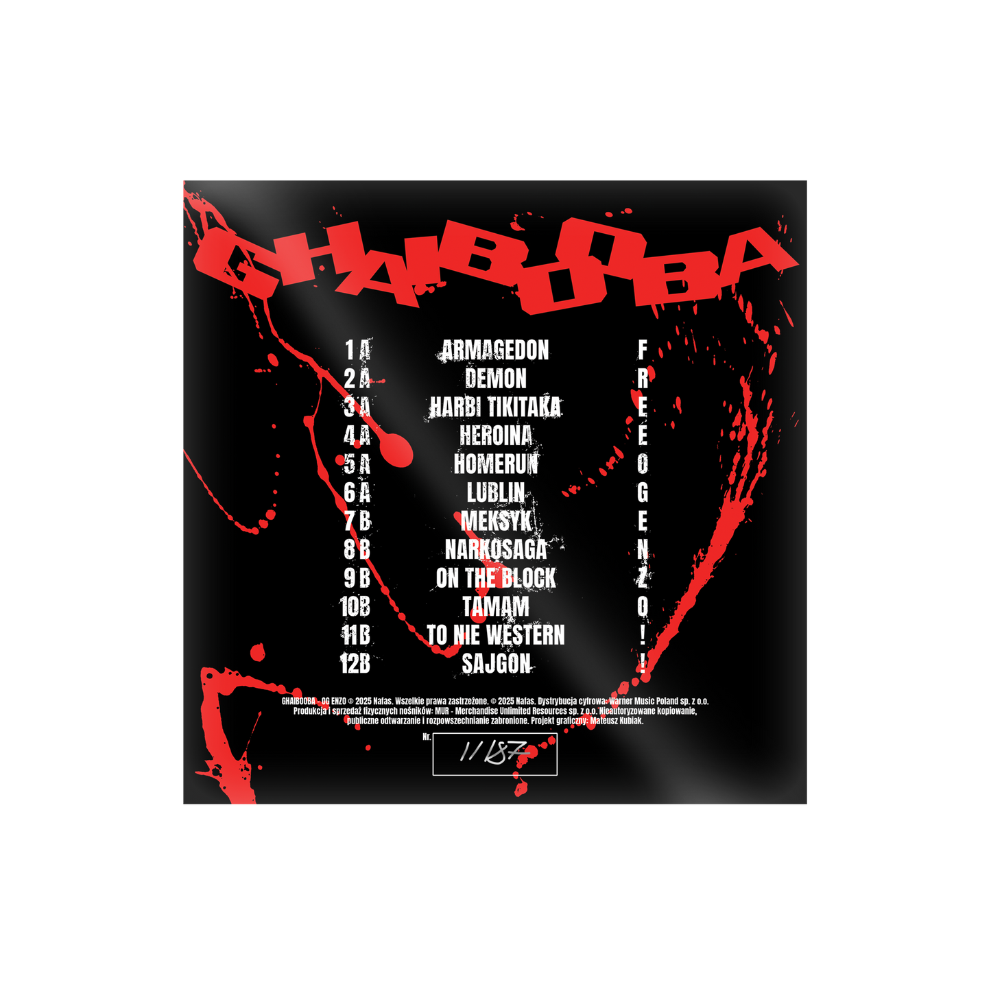 GHAIBOOBA LIMITOWANY WINYL